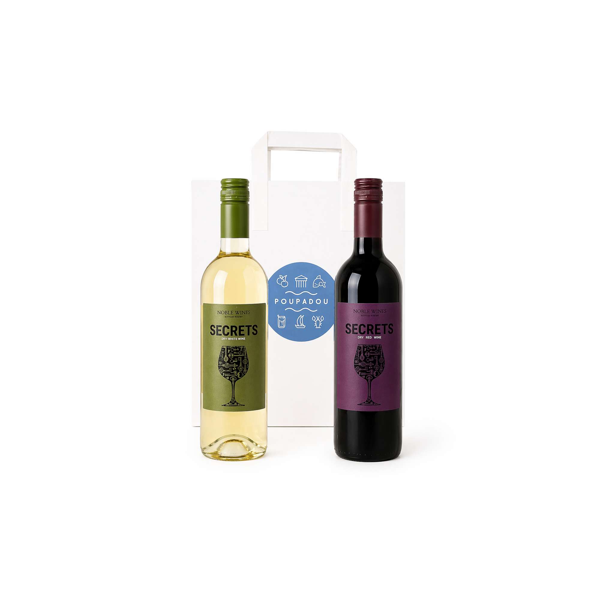 Gift Box "Selection of Greek Wines - Secrets PGI Florina" POUPADOU