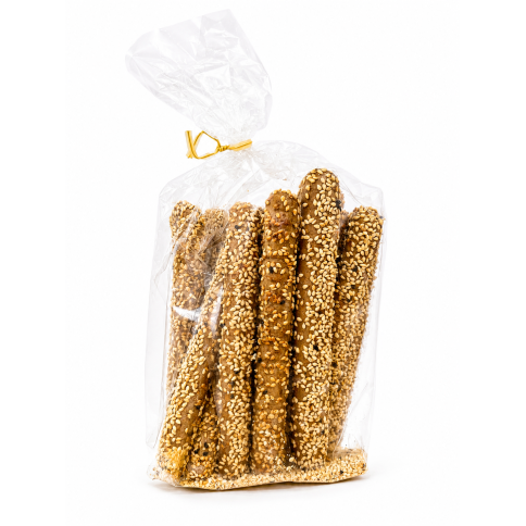 Whole ground wheat Breadsticks 250g CNOSSOS BAKERY, back view