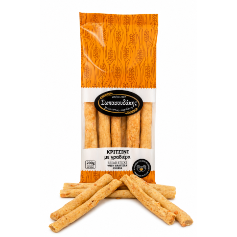 Κρητικά Κριτσίνια Γραβιέρας 250g SOPASOUDAKIS, μπροστινή όψη
