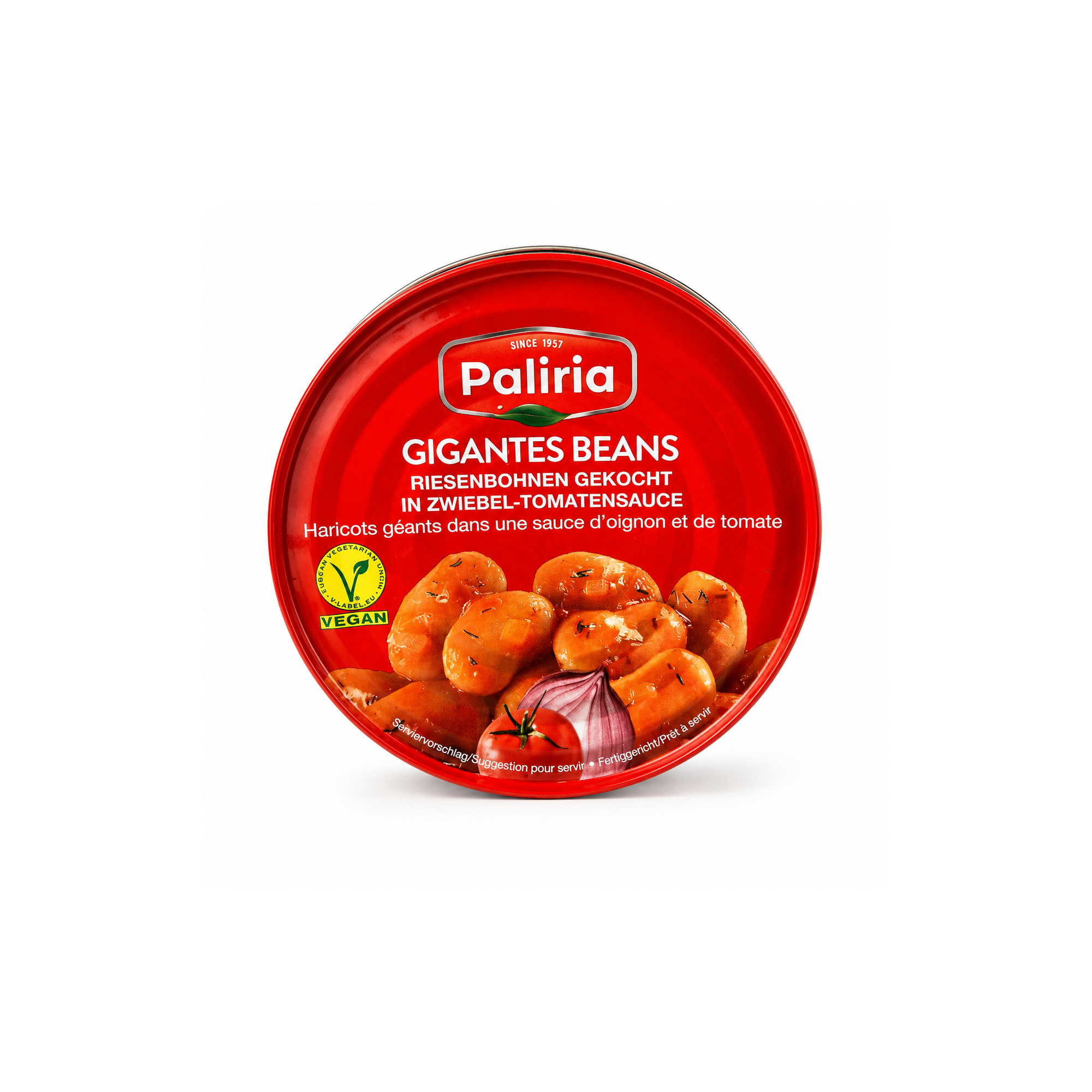 Giant Beans in Onion and Tomato Sauce 280g PALIRIA, front view