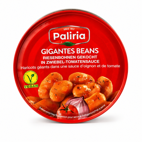 Giant Beans in Onion and Tomato Sauce 280g PALIRIA, front view