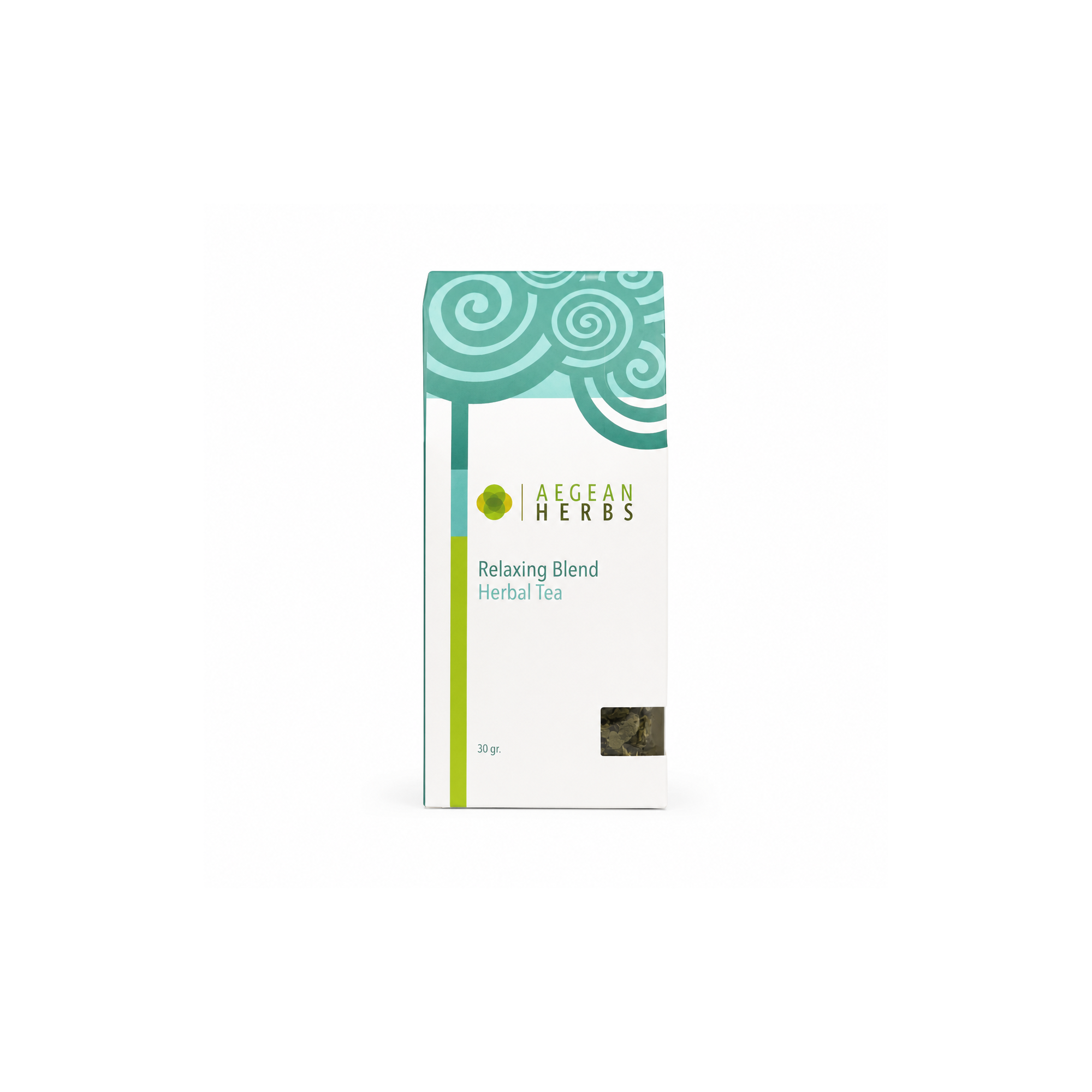 Relaxing Blend Herbal Tea 30g Aegean Herbs, front view 1