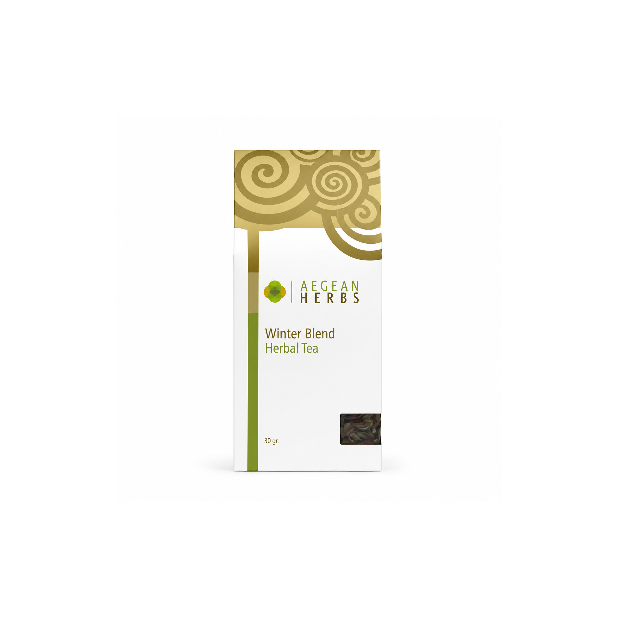 Winter Blend Herbal Tea 30g Aegean Herbs, front view 1