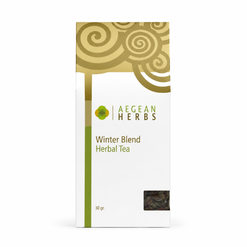 Winter Blend Herbal Tea 30g Aegean Herbs, front view 1