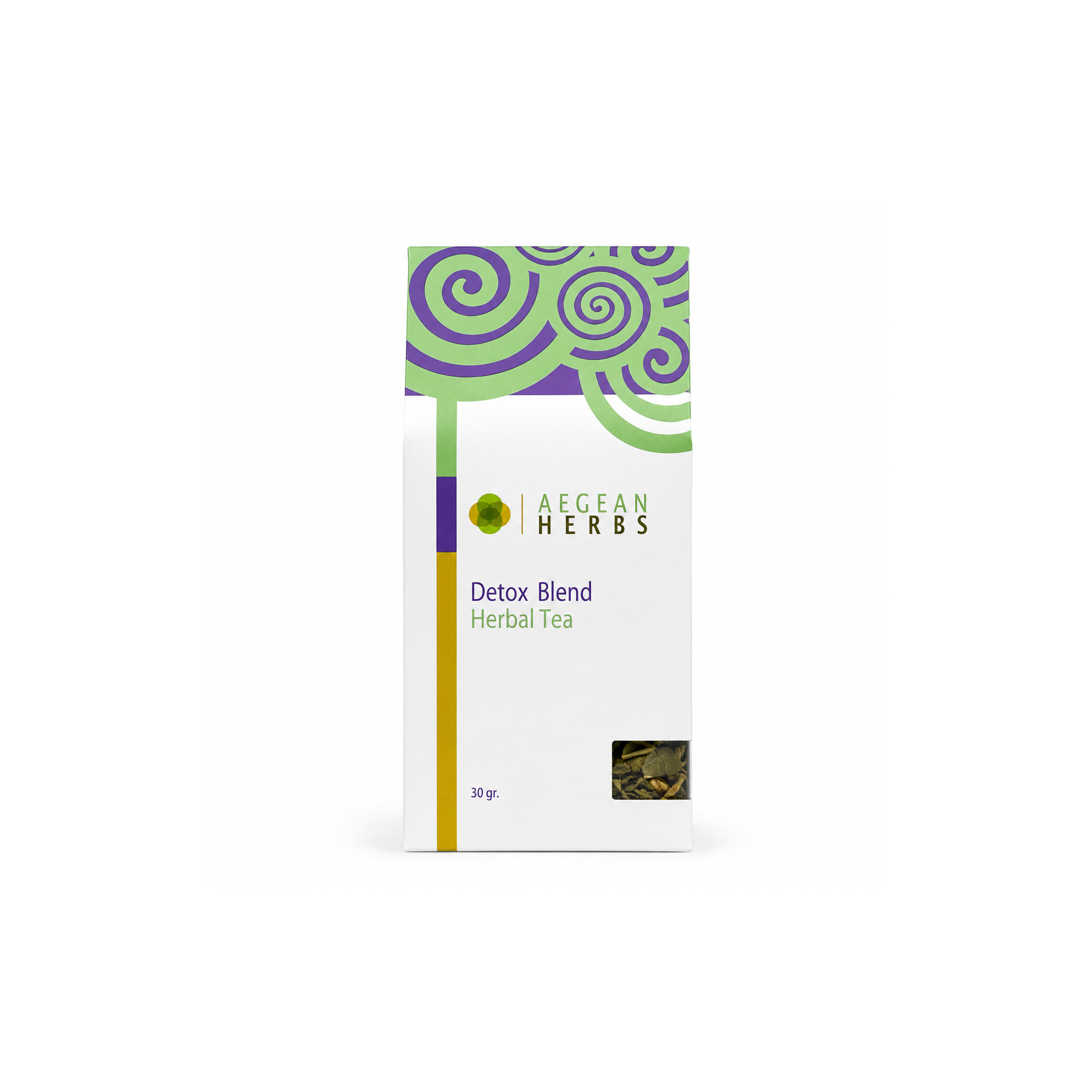 Detox Blend Herbal Tea 30g Aegean Herbs, front view 1
