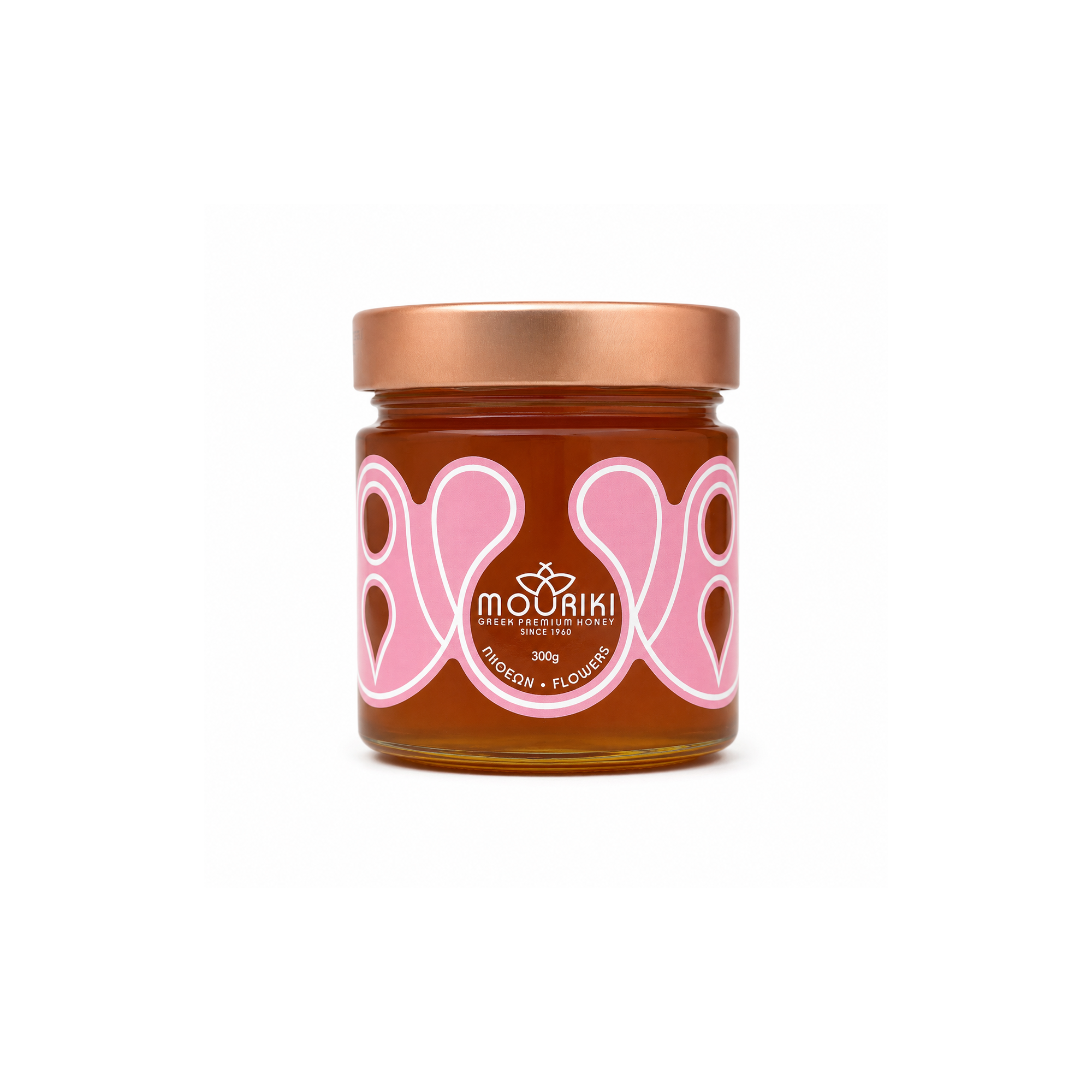 Miel de fleurs 99g MOURIKI, vu de face