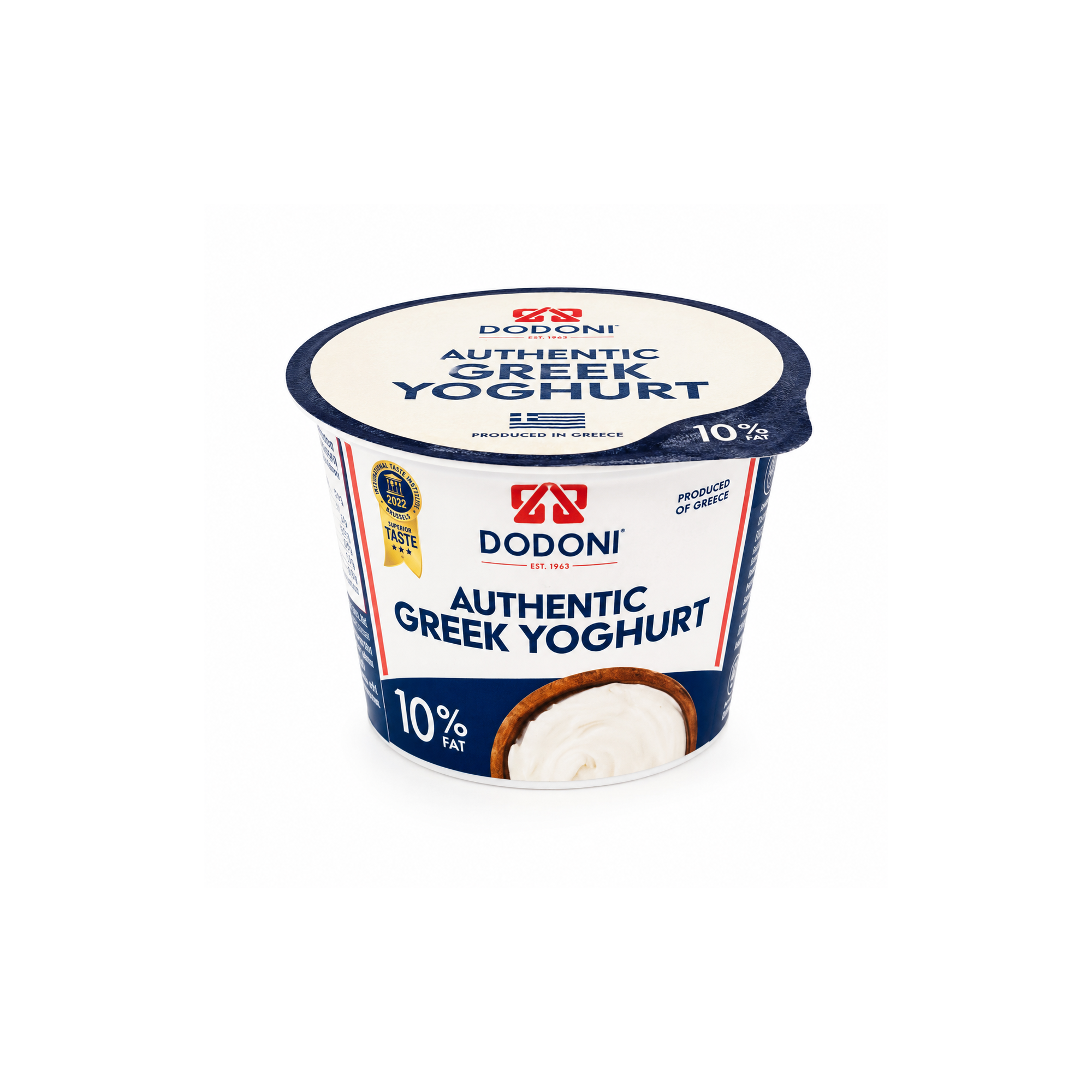 Greek authentic cow's milk yoghurt 150g DODONI, front view