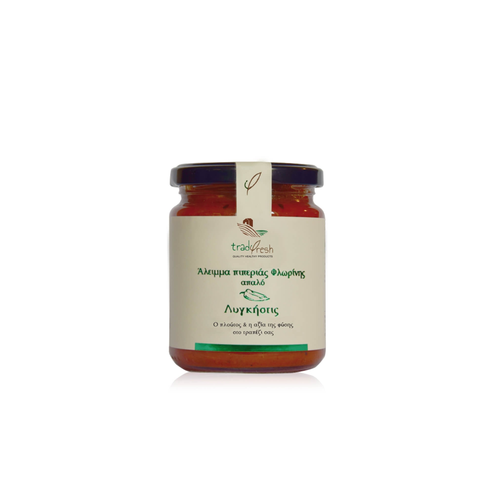 Tartinade de poivron rouge grillé doux 260g TRADIFRESH, vu de face