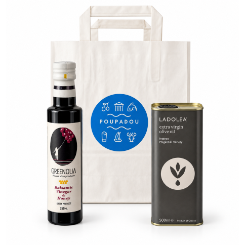 Coffret cadeau "Huile d'olive et vinaigre balsamique au miel"