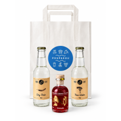 Coffret cadeau "Grenade Tonic" POUPADOU, vu de face