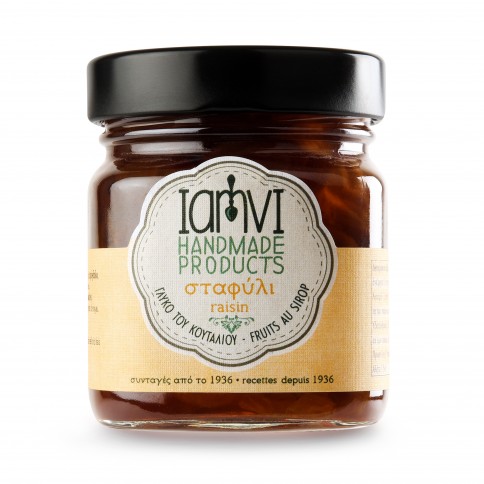 Raisin confit artisanal 250g Iamvi vue de face Raisin confit artisanal 250g Iamvi vue de face