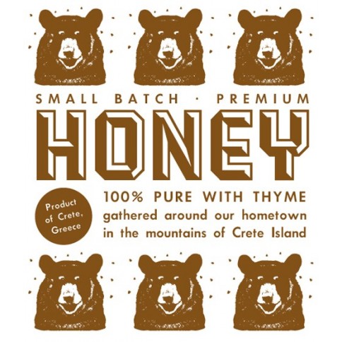 Cretan thyme honey 250g Arodama logo Cretan thyme honey 250g Arodama logo