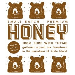 Cretan thyme honey 250g Arodama logo