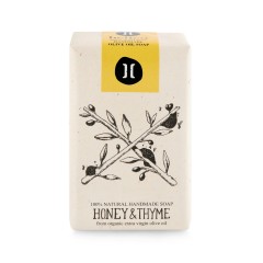 Handmade soap honey and thyme