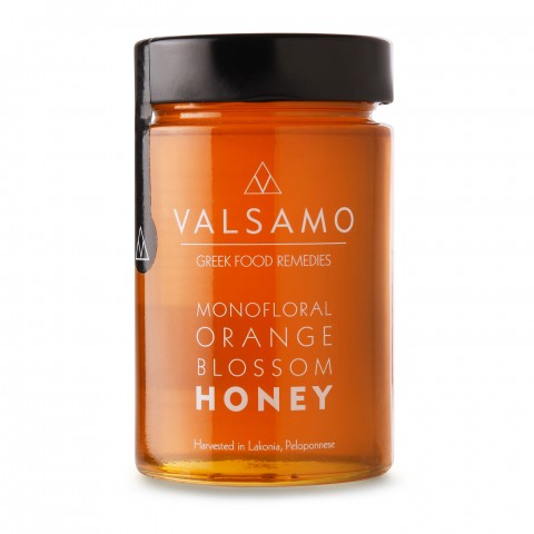 Μέλι Ανθέων Πορτοκαλιάς Λακωνίας Valsamo μπροστινή όψη