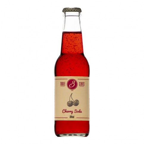 Cherry Soda 200ml THREE CENTS front view