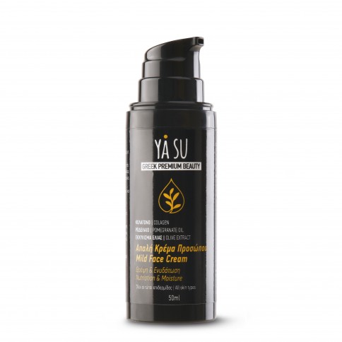 Crème visage hydratante 50ml Ya Su bouteille vue de face sans bouchon
