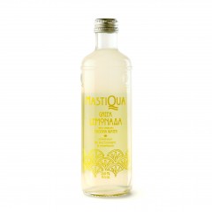 Lemonade sparkling water with Mastic 330ml MASTIQUA front view