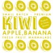 Jam of kiwi, apple and Cretan banana 220g Arodama logo