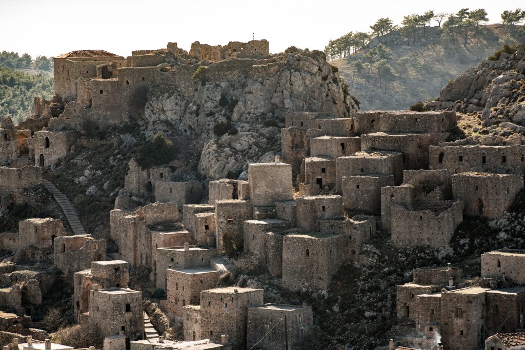 Anavatos village in Chios island