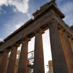 Le temple du Parthénon à Athènes