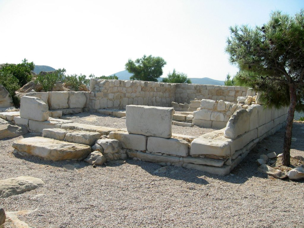 Site archéologique d'Emporios sur l'île grecque de Chios