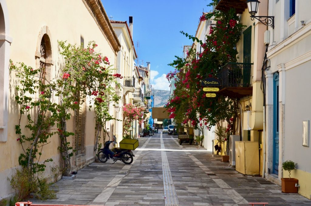 Ville de Nauplie, dans le péloponnèse (Argolide, Grèce)