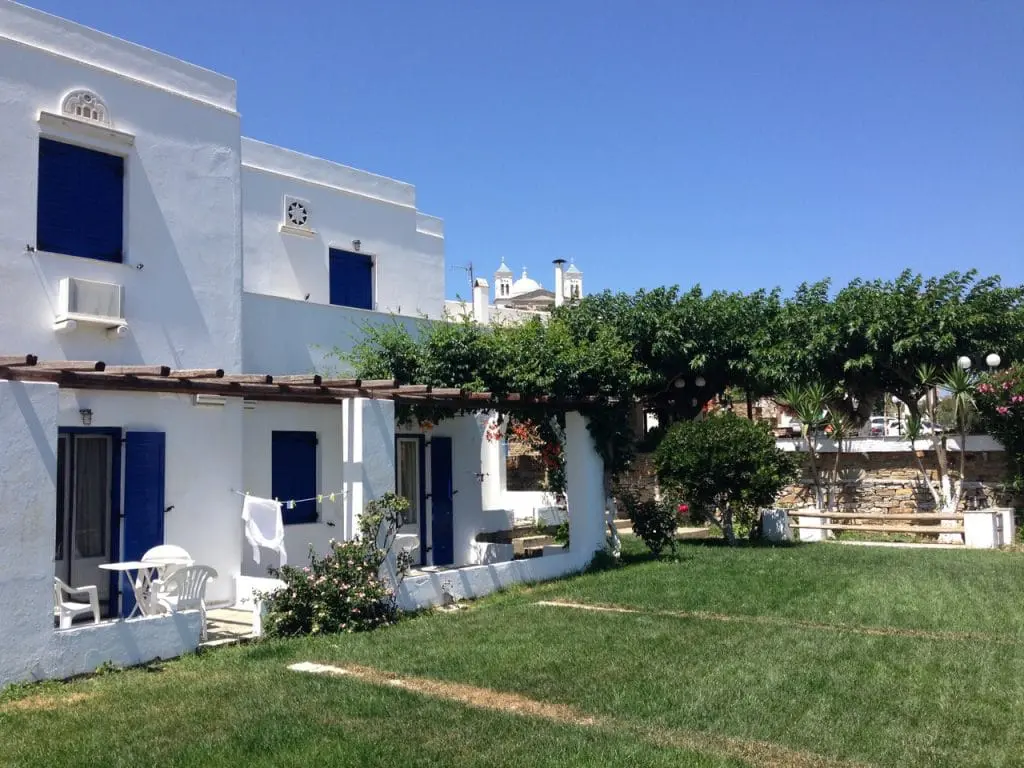 The village Falatados on Tinos isle
