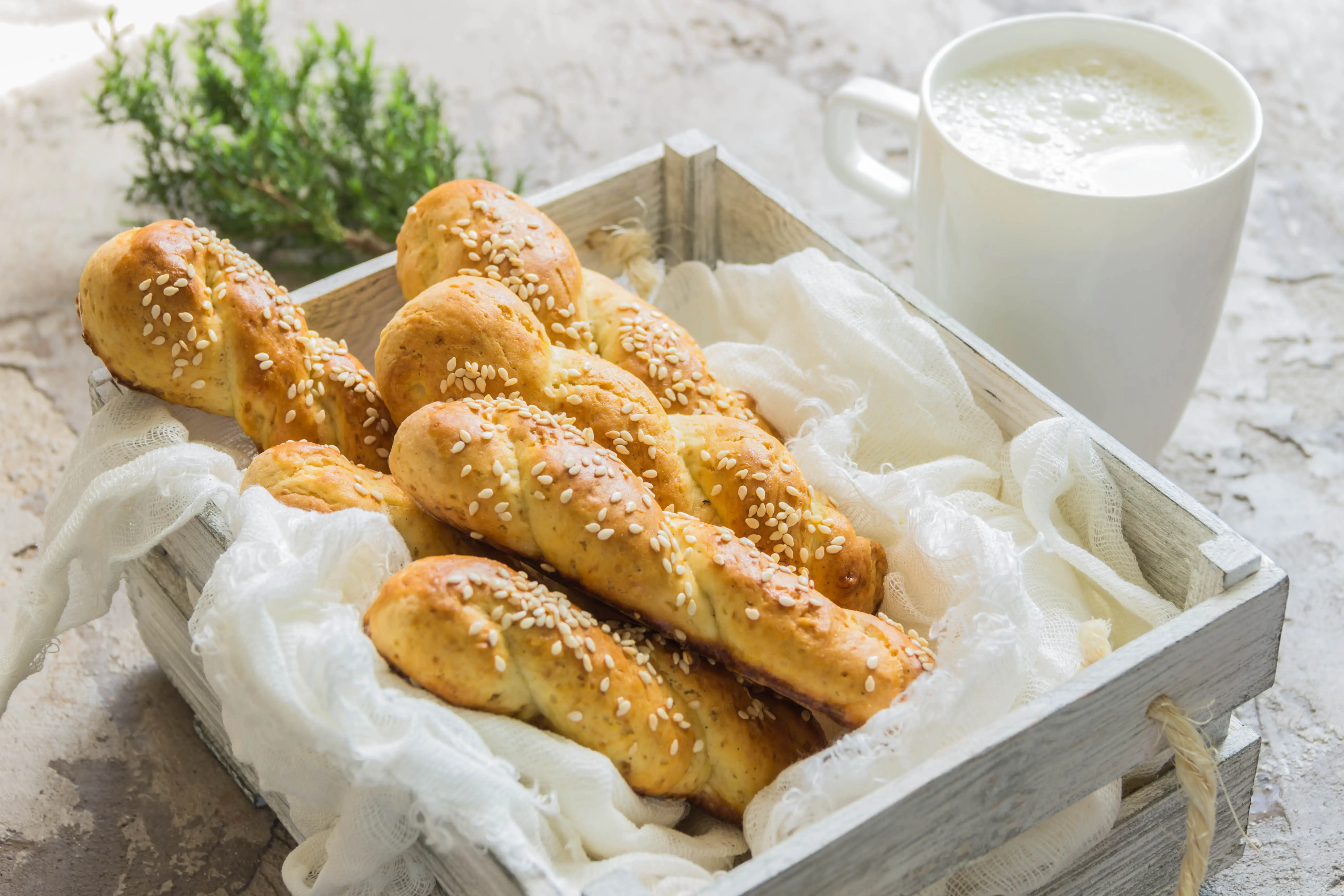 Traditional greek homemade biscuit cookies for Easter