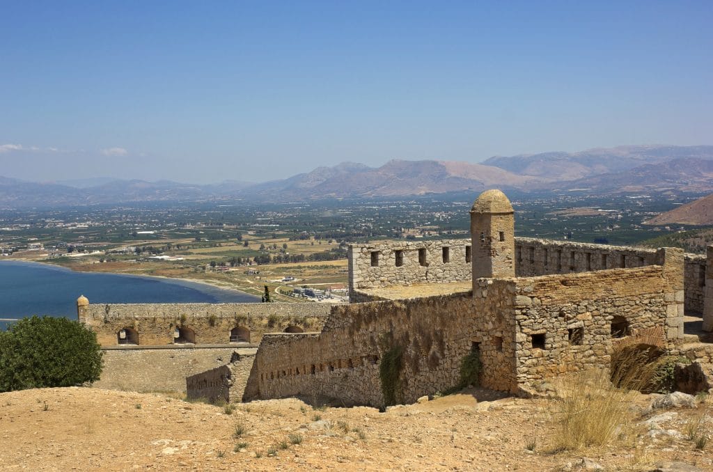 Palamidi fortress in Nafplio, Greece