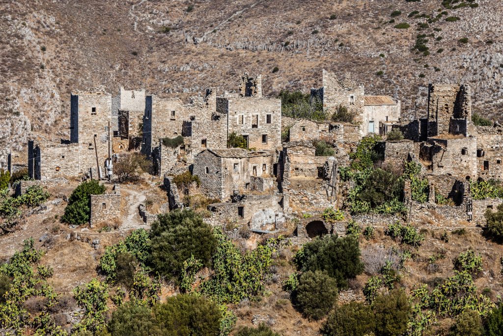 Vathia, traditional village in Laconia, Peloponissos