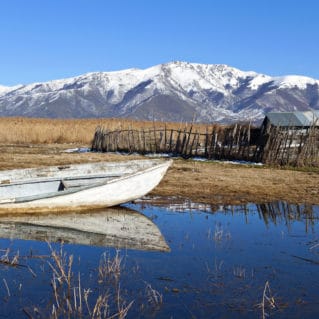 Prespes lake at north Greece