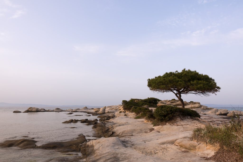 Gorgeous colours in the dusk, Vourvourou, Chalkidiki, Greece