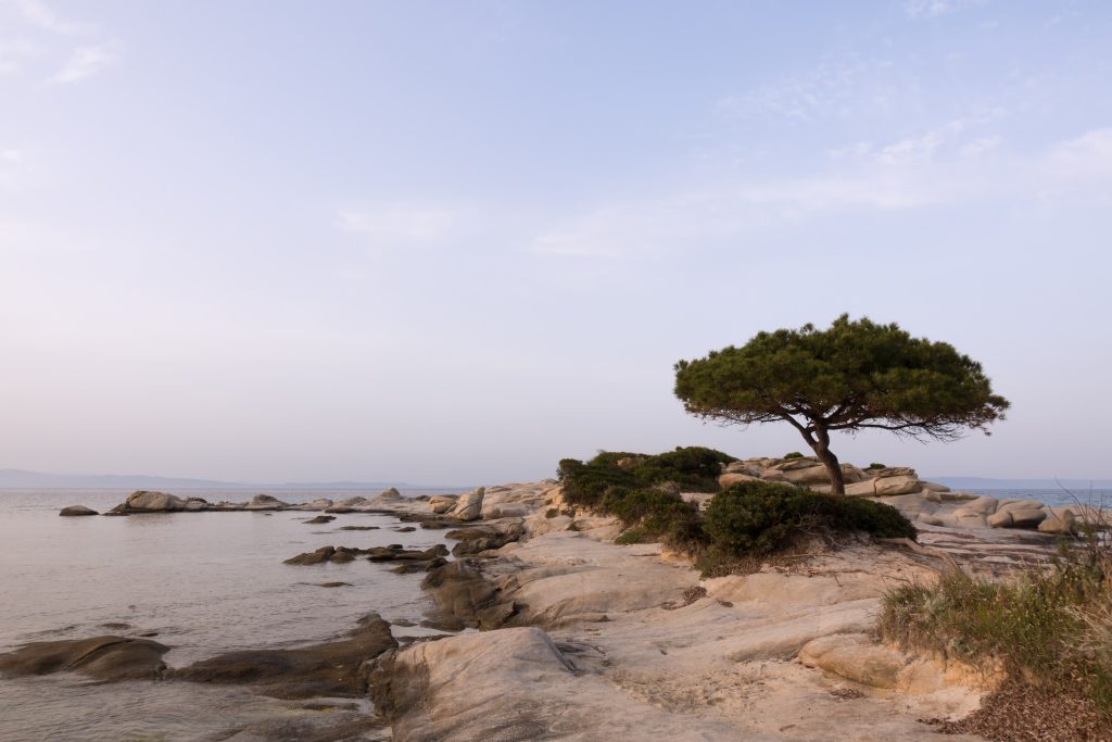 Crépuscule à Vourvourou en Chalcidique