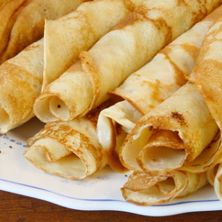 Easy french crepes dough