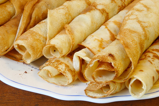 Easy french crepes dough