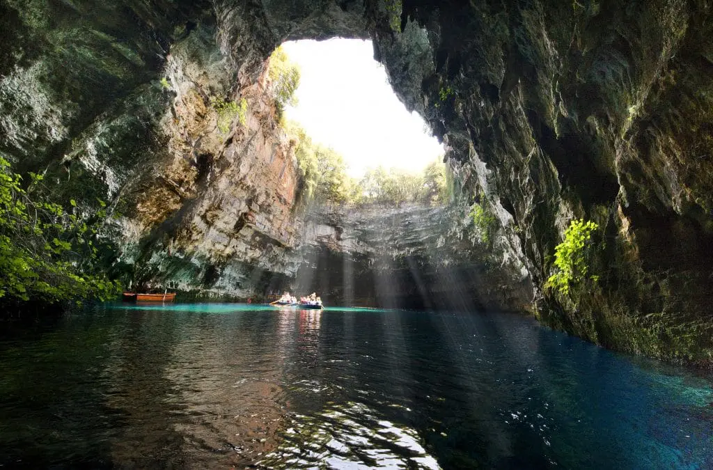 La grotte de Melissani sur Céphalonie