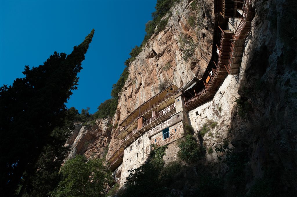 Monastère en Arcadie dans le Péloponnèse