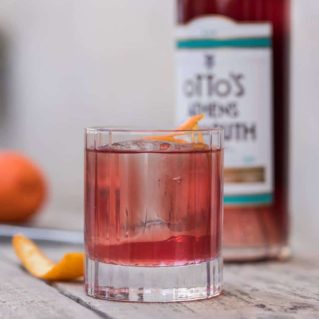 Otto's Negroni cocktail avec Otto's Athens Vermouth