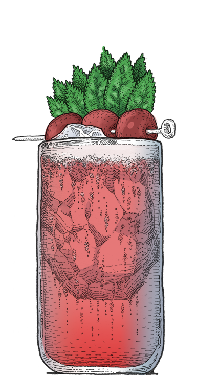 Cherry Tai, une autre version de Mai Tai au Cherry Soda de Three Cents