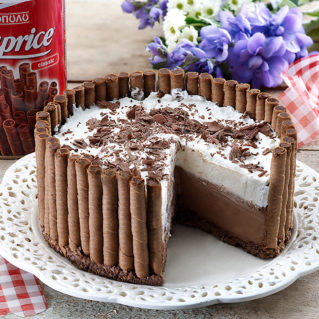 Promo Caprice papadopoulos gaufrettes roulées au chocolat chez Auchan