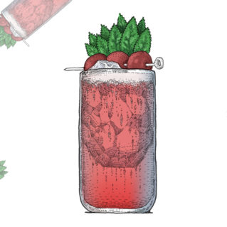 Cherry Tai, une autre version de Mai Tai au Cherry Soda de Three Cents