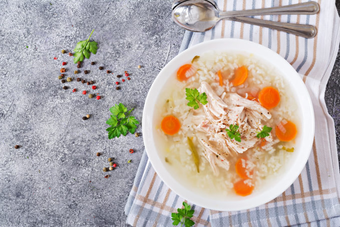 La kotosoupa, la soupe au bouillon de poulet