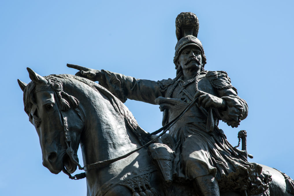 La statue de Kolokotronis à Athènes