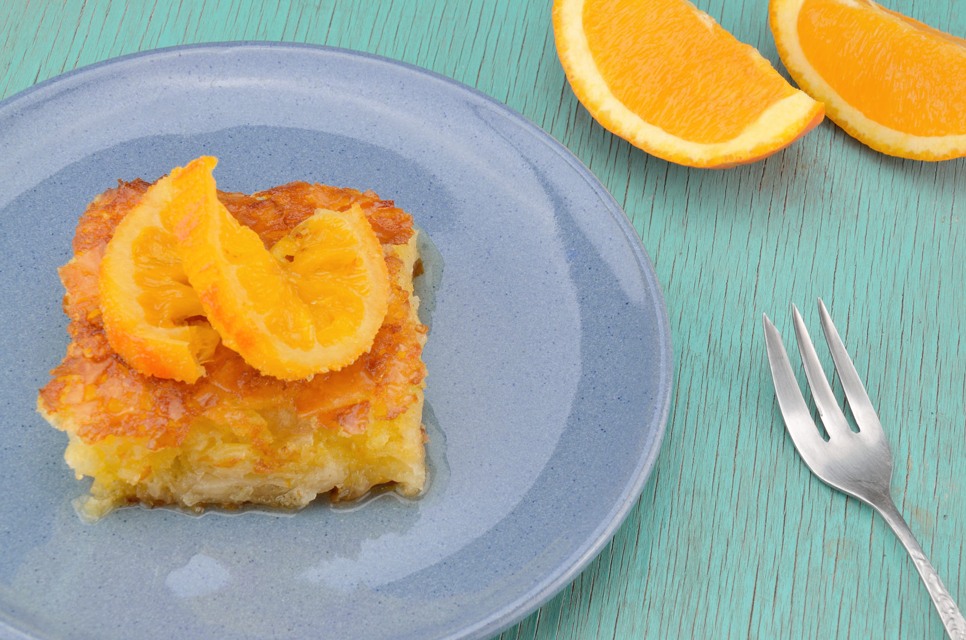 Portokalopita ou gâteau grec à l’orange