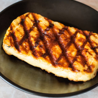 Halloumi grillé au vinaigre de balsamique ou au citron