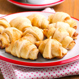 Feuilletées au pomme et au miel avec pâte fait maison