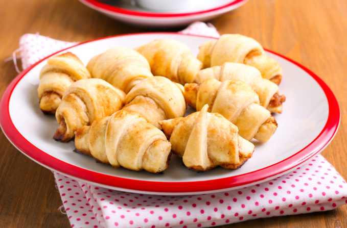 Feuilletées au pomme et au miel avec pâte fait maison