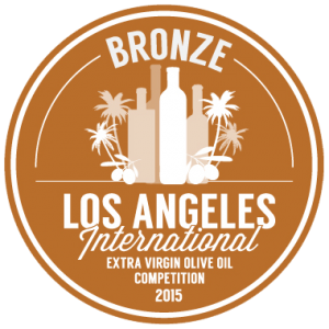 Bronze Award in Los Angeles International Olive Oil Competition 2015